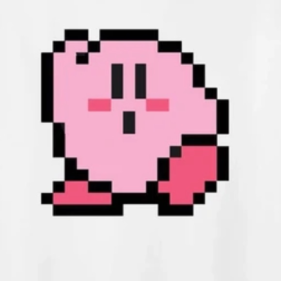 Kirby Nintendo pixel game boy t shirt gamer - Picture 2 of 2